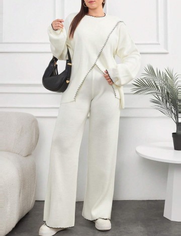 Compleu Shein Curve+, crem