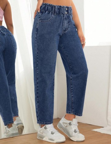 Jeans Shein, albastru