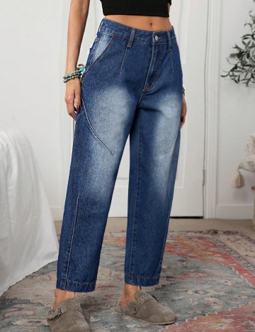 Jeans Shein, albastru