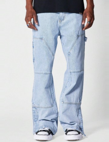 Jeans Shein MANFINITY, albastru