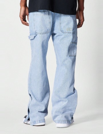 Jeans Shein MANFINITY, albastru