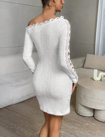 Rochie mini Shein, crem