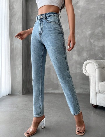 Jeans Shein, albastru
