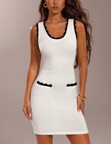 Rochie mini Shein, crem