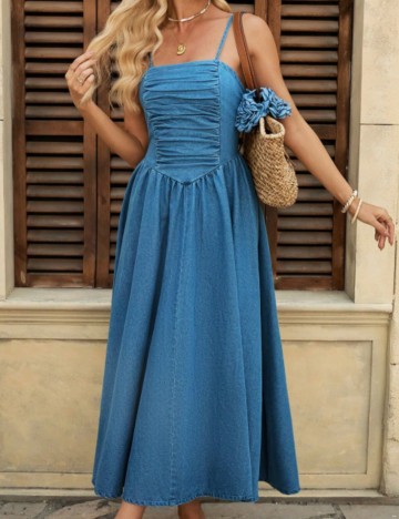 Rochie maxi Shein, albastru