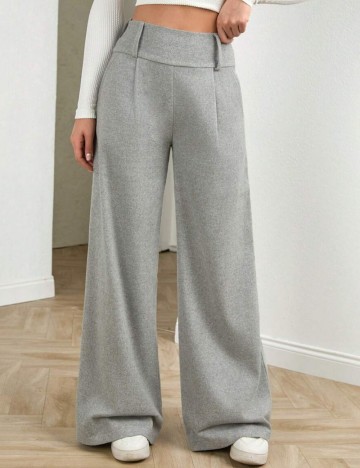 Pantaloni Shein BASICS, galben