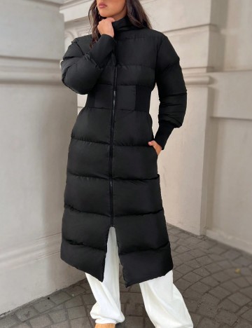 Geacă lungă Shein, negru