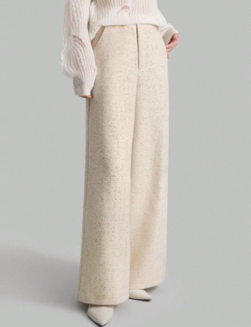 Pantaloni Shein, crem