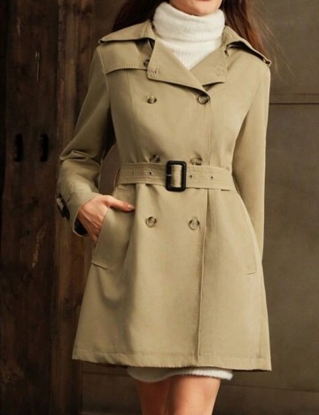 Trench Shein Anewsta, bej