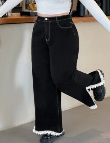 Jeans Shein Curve+, negru