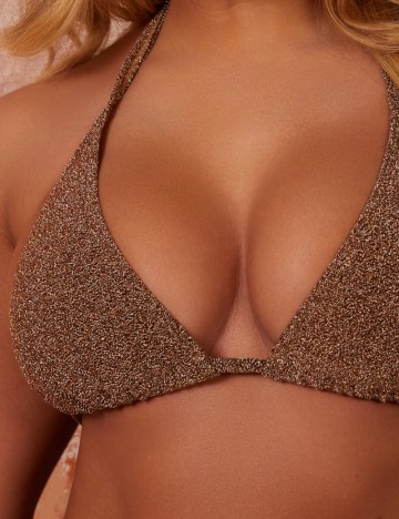 Sutien de baie Wolf & Whistle, auriu