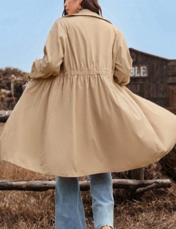 Trench Shein Curve+, bej