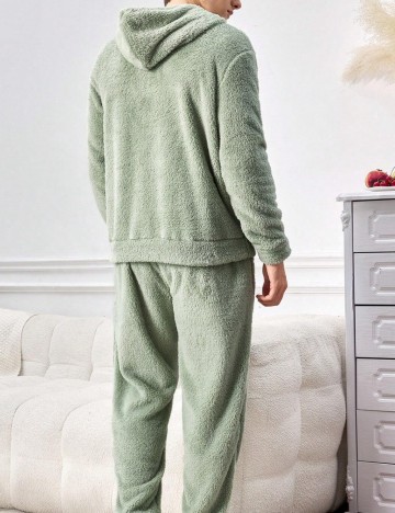 Compleu pijamale Shein, verde