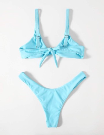 Costum de baie Shein, albastru