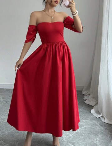 Rochie maxi Shein, roșu