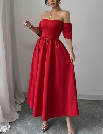 Rochie maxi Shein, roșu