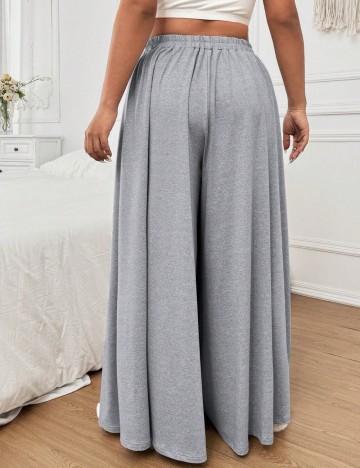 Pantaloni Shein Curve+, gri