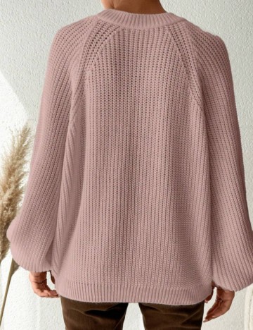 Pulover Shein Curve+, roz