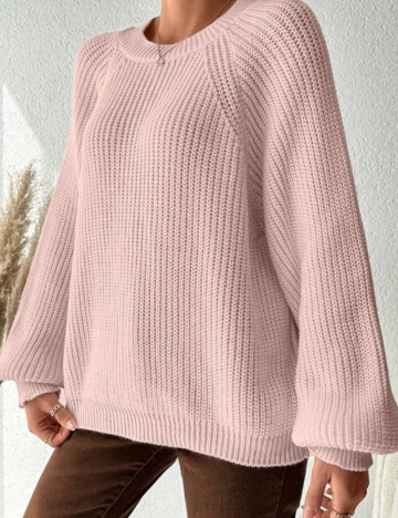 Pulover Shein Curve+, roz