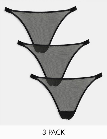 Set Chiloți ASOS, negru