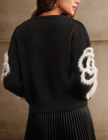 Pulover Shein Anewsta, negru