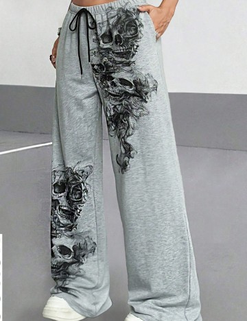 Pantaloni Shein, gri
