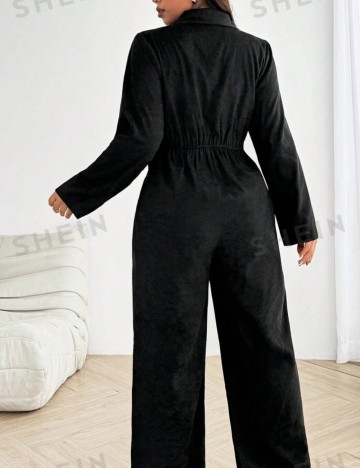 Salopetă lungă Shein Curve+, negru
