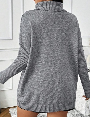 Pulover Shein Curve+, gri