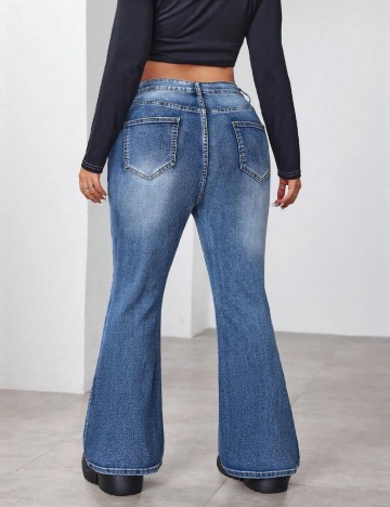 Jeans Shein Curve+, albastru