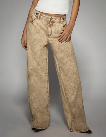 Jeans Shein Missguided, bej
