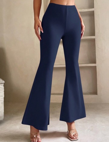 Pantaloni Shein Curve+, albastru