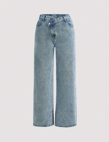 Jeans Shein Curve+, albastru