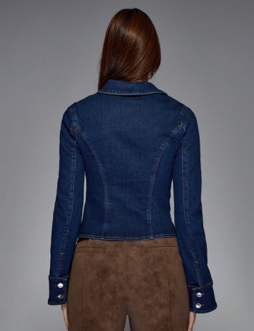 Jachetă De Blugi Shein Missguided, albastru