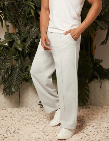 Pantaloni Shein MANFINITY, bej