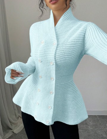 Cardigan Shein, albastru