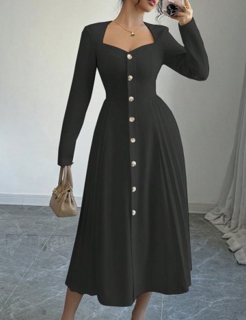 Rochie midi Shein, negru