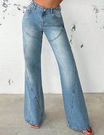 Jeans Shein, albastru