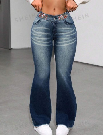 Jeans Shein, albastru