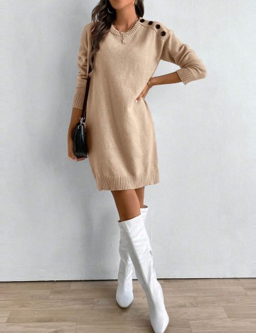 Rochie mini Shein, bej