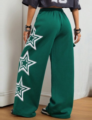 Pantaloni de trening Shein, verde