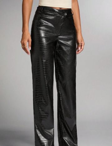 Pantaloni Shein BAE, negru