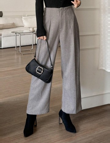 Pantaloni Shein DAZY, gri