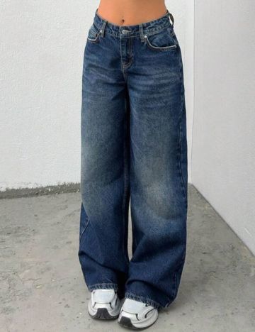 Jeans Shein, bleumarin