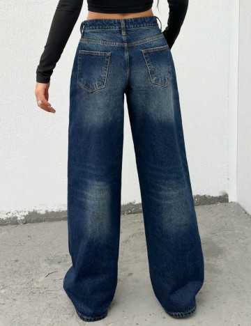 Jeans Shein, bleumarin