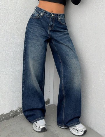 Jeans Shein, bleumarin