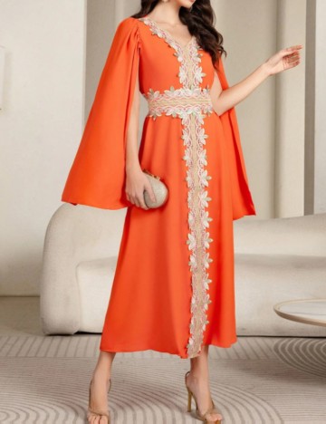 Rochie maxi Shein, portocaliu