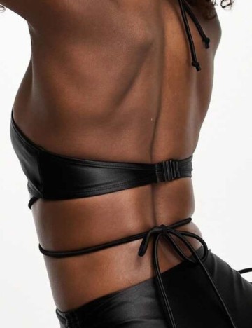 Bustieră de baie Luxe Palm, negru