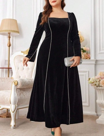 Rochie de ocazie Shein Curve+, negru