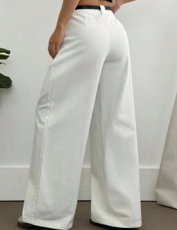 Jeans Shein, alb