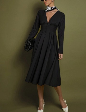Rochie midi Shein, negru